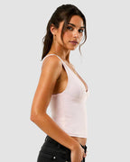 Diva Crop Tank Top | Soft, Slim-Fit, Integrated Bra Support 7