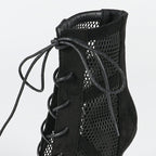 Diva Dance Boots | Customized Mesh Heels, 4-Inch Lace-Up 8