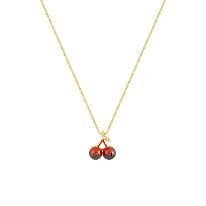 Ciliegia | necklace with fruity red wine pendant