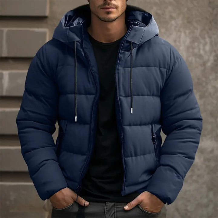 Men's Winter Coat, Modern Tailored Cut, Clean Minimal Finish