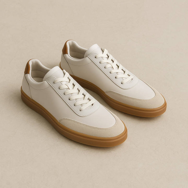 Elegant White Sneakers Men