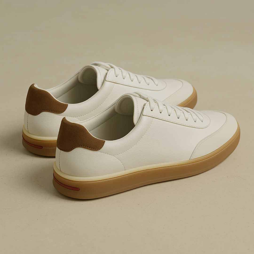 Elegant White Sneakers Men