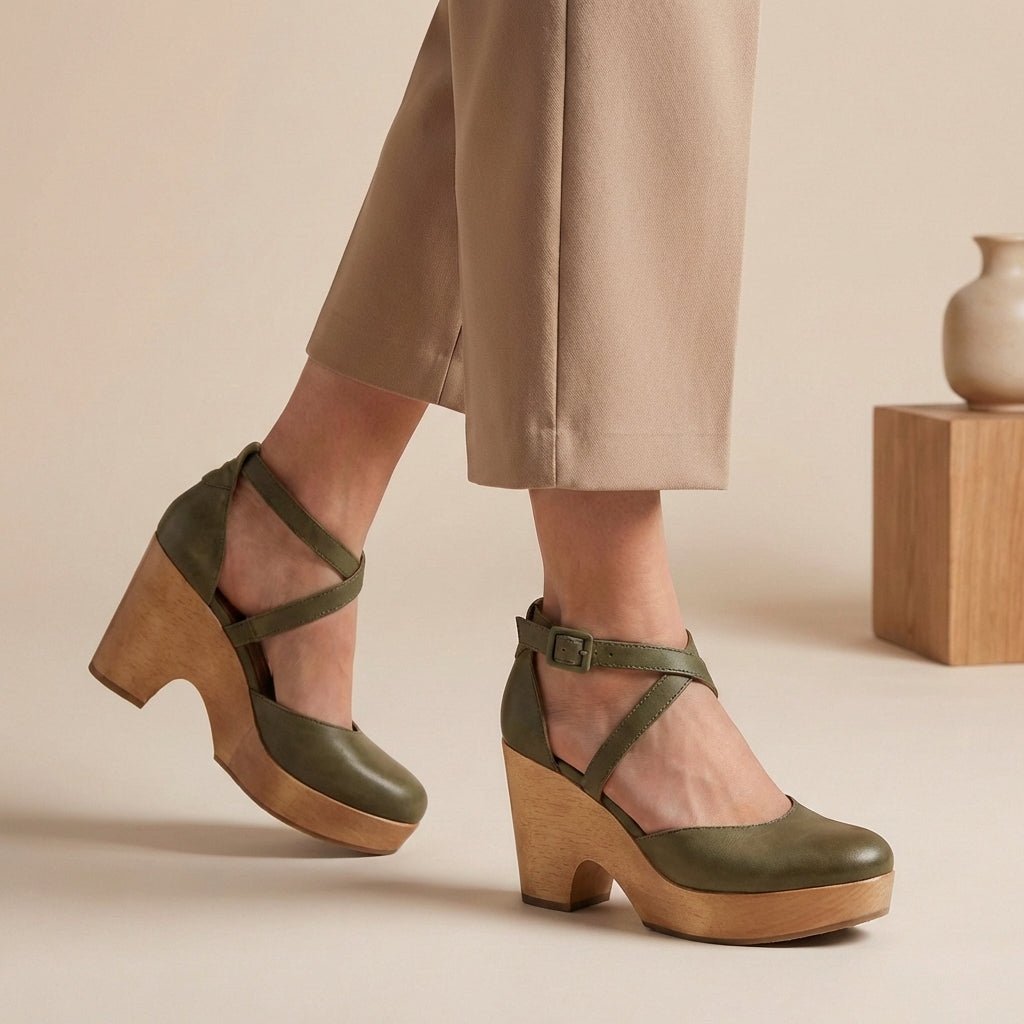 Elysia Platform Sandals | Adjustable Strap, Block Heel Design 2