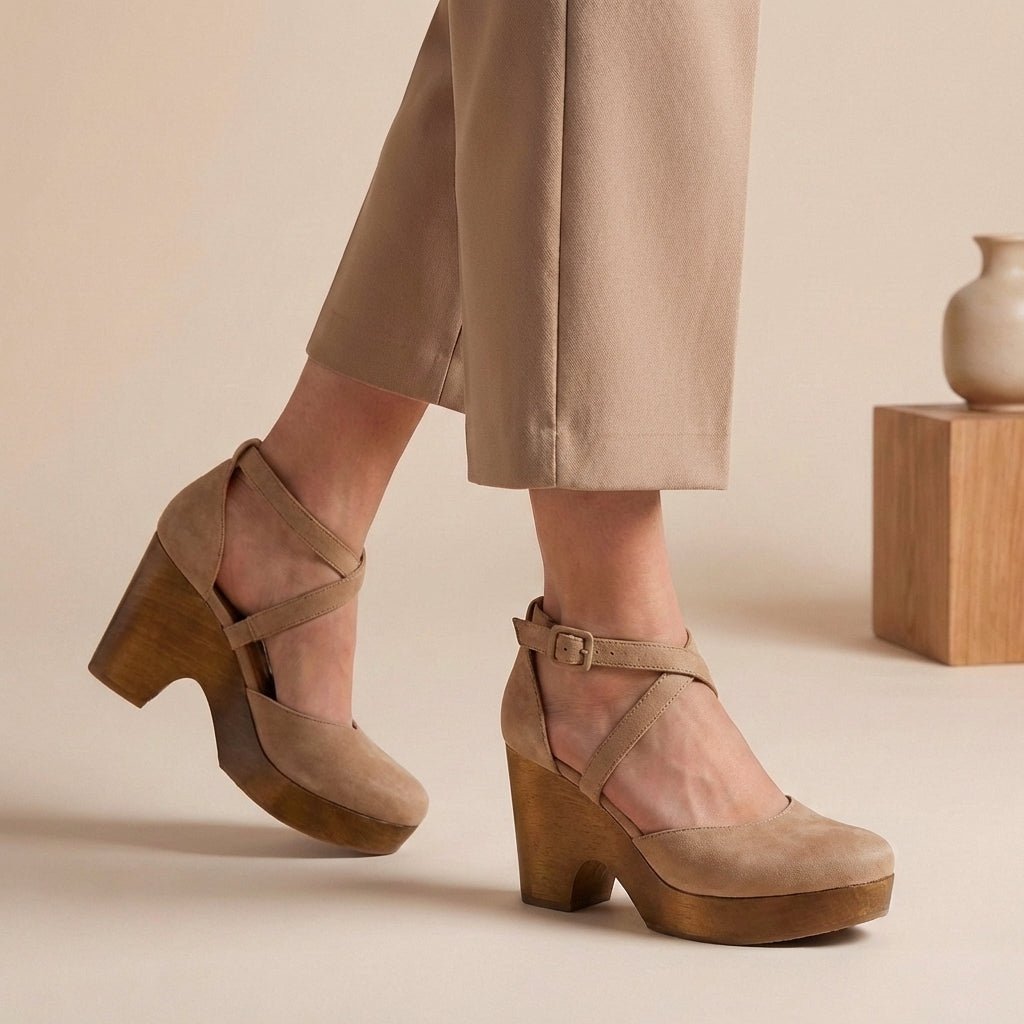 Elysia Platform Sandals | Adjustable Strap, Block Heel Design 3