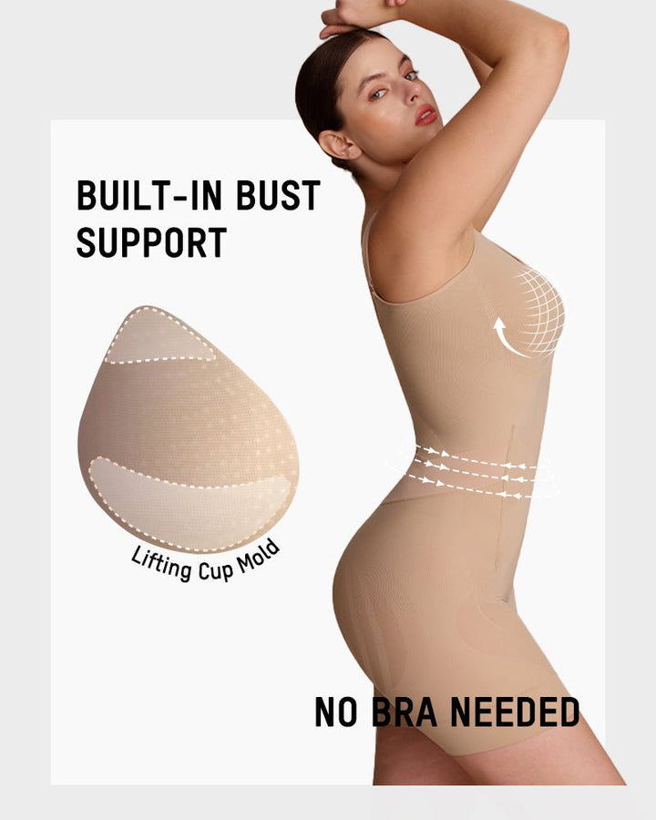 Elysia Shapewear Bodysuit | Long Sleeve, Sculpting Design, Comfortable Fit 8