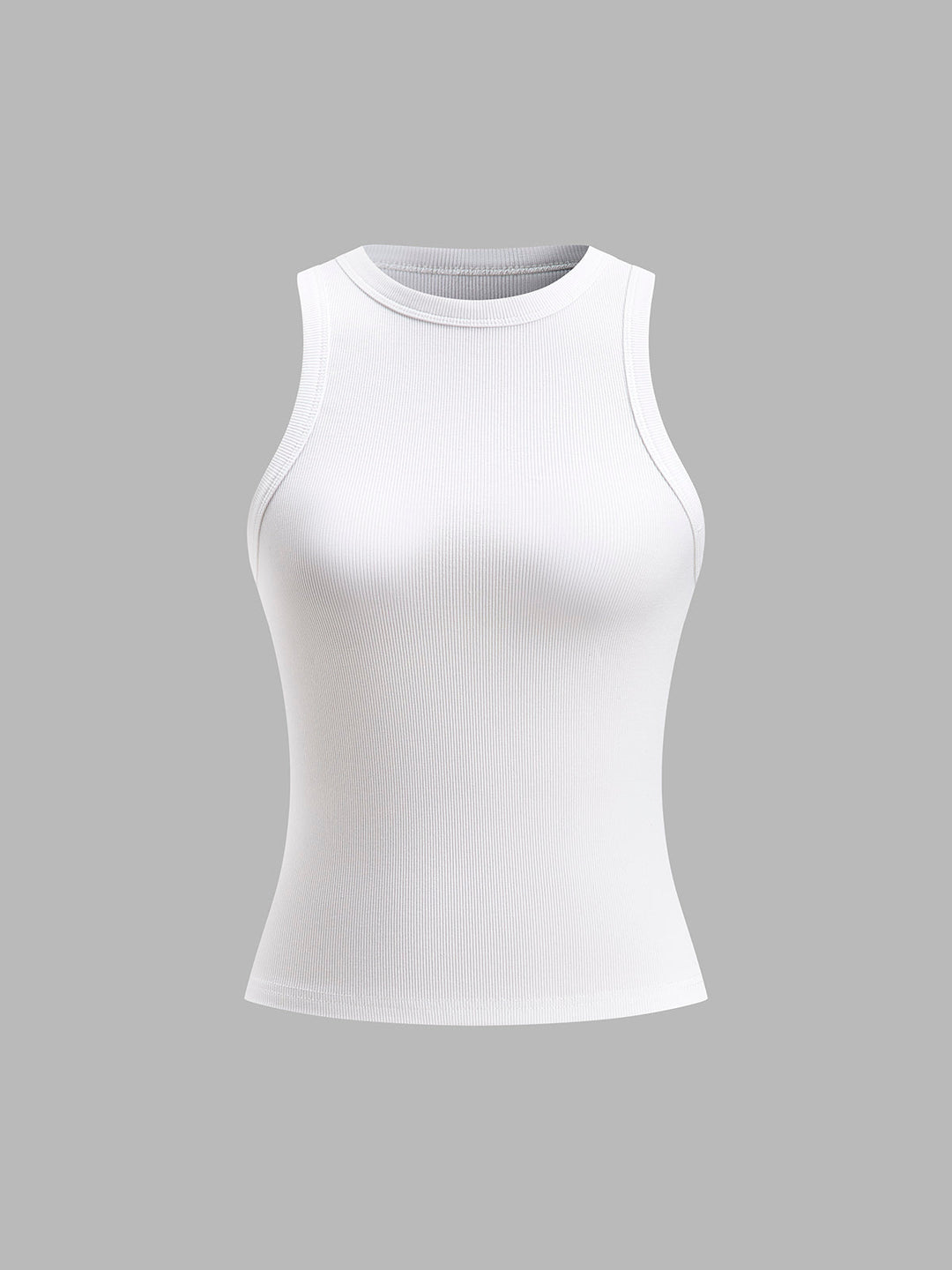Elysian Crop Tank Top | Ribbed, Medium Stretch 2