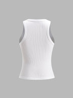 Elysian Crop Tank Top | Ribbed, Medium Stretch 3