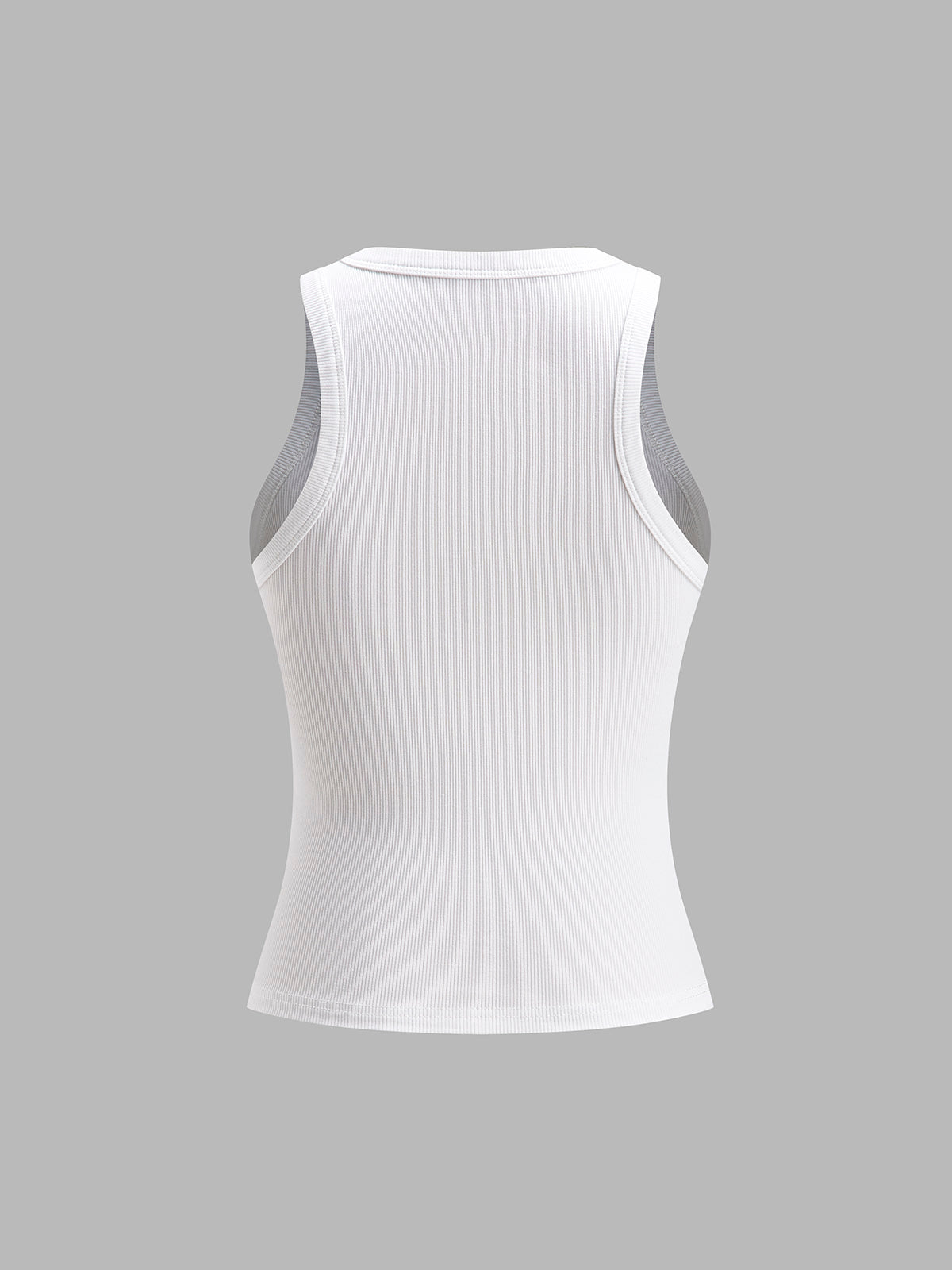 Elysian Crop Tank Top | Ribbed, Medium Stretch 3