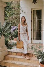 Elysian Floral Maxi Skirt | 100% Cotton, Fully Lined 1