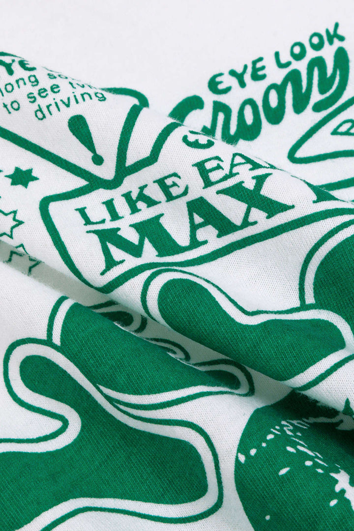 Elysian Graphic Tee | Soft Cotton Blend, Knot Hem Design 3