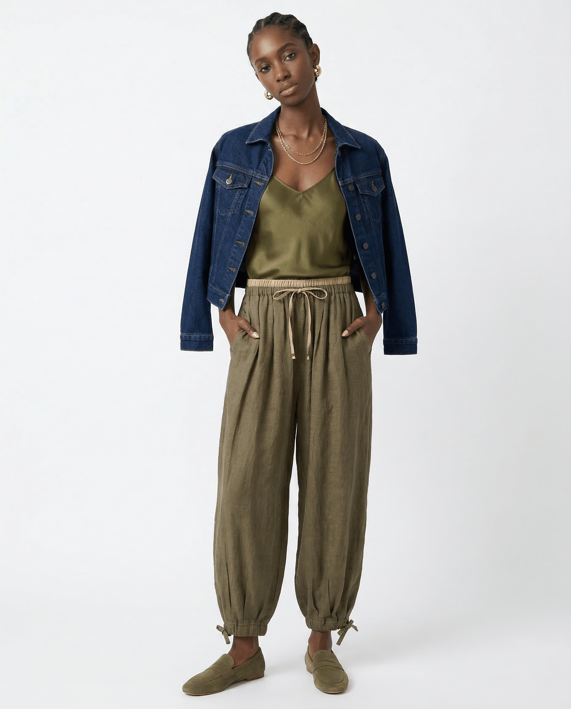 Elysian Linen Trousers | 100% Lightweight, Relaxed Tapered Fit 8