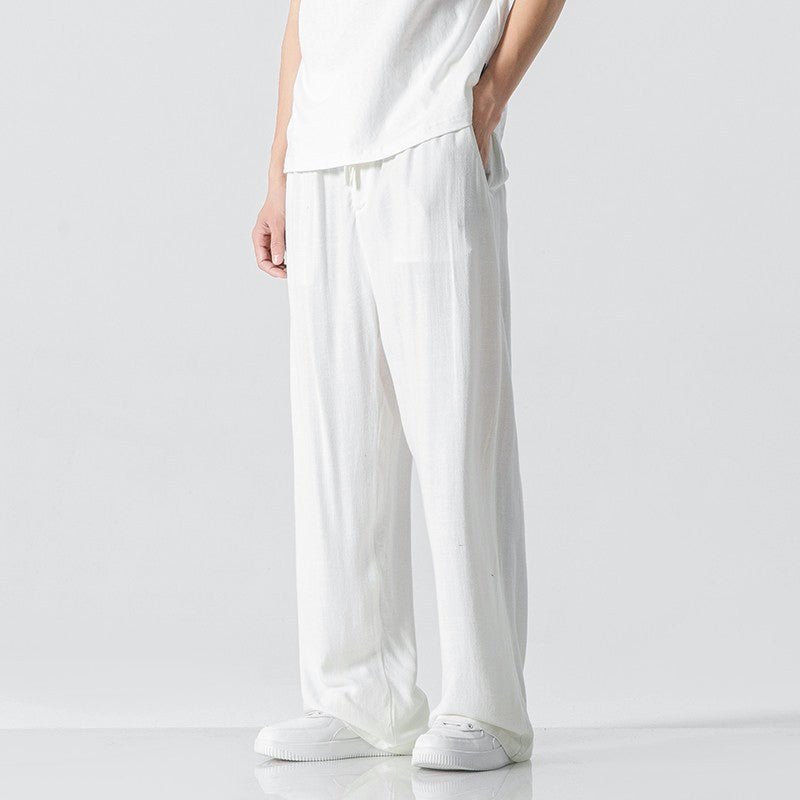 Elysian Pants | Linen-Blend, Relaxed Fit, Adjustable Drawstring 1