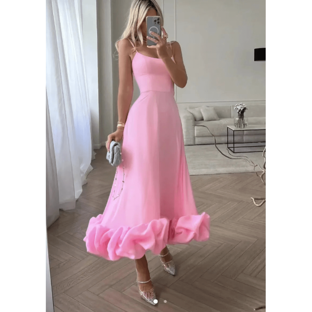 Elysian Wedding Dress | Fitted Ruffles, Floor-Length Design 4
