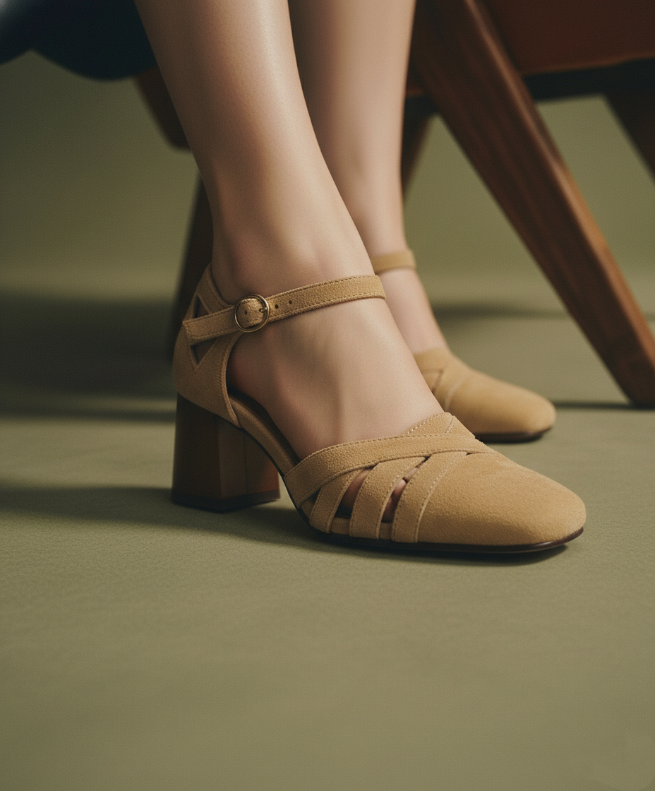 Arden | Suede Heel