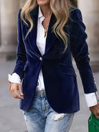 Midnight Velvet Blazer