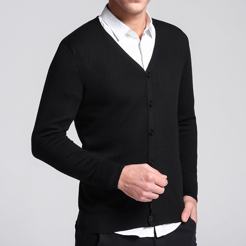 Classic Button-Up Knit Cardigan | Lightweight V-Neck | Smart Casual Staple