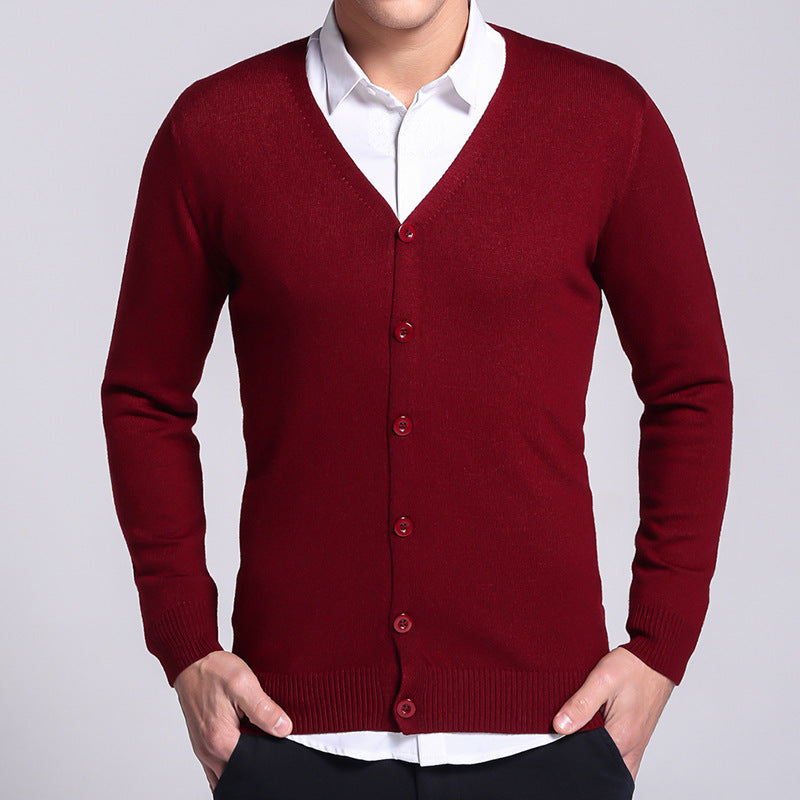 Classic Button-Up Knit Cardigan | Lightweight V-Neck | Smart Casual Staple