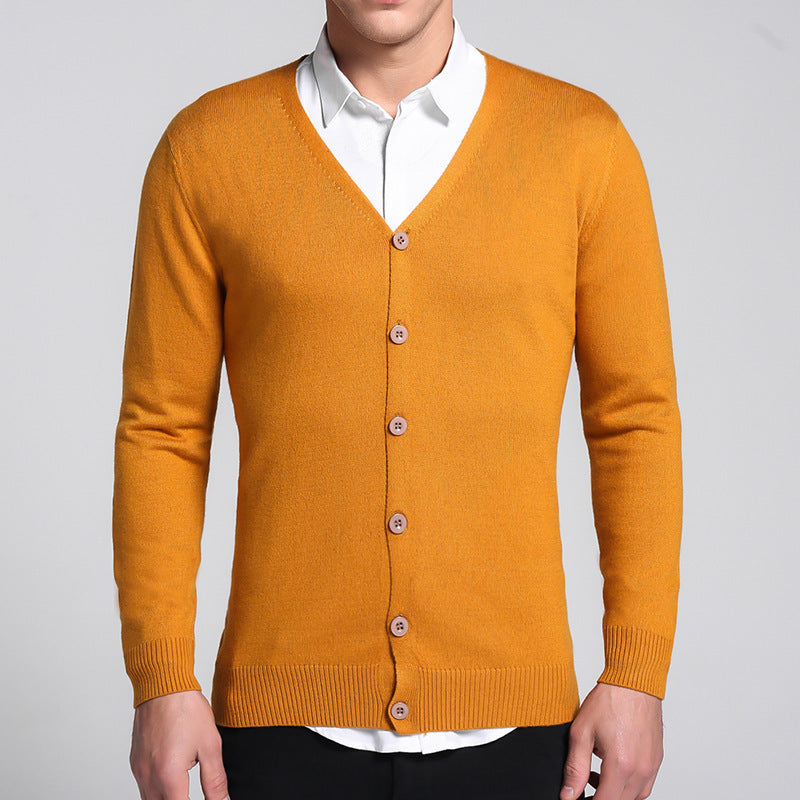 Classic Button-Up Knit Cardigan | Lightweight V-Neck | Smart Casual Staple
