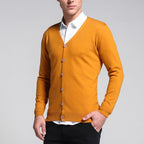 Classic Button-Up Knit Cardigan | Lightweight V-Neck | Smart Casual Staple