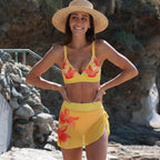 Fleur Bikini Set | Floral Print, V Neck 0