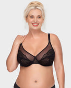 Fleur Minimizer Bra | Full Coverage Lace Design, Comfortable Fit 3
