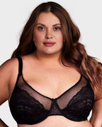 Fleur Minimizer Bra | Full Coverage Lace Design, Comfortable Fit 4