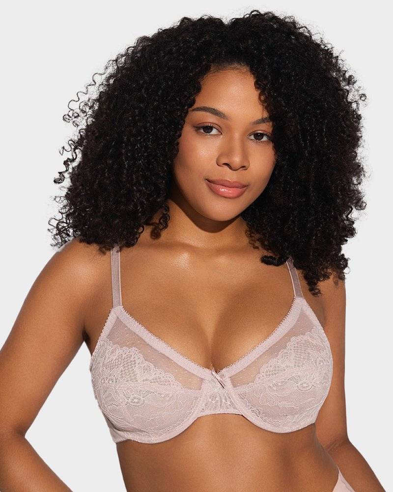 Fleur Minimizer Bra | Full Coverage Lace Design, Comfortable Fit 8