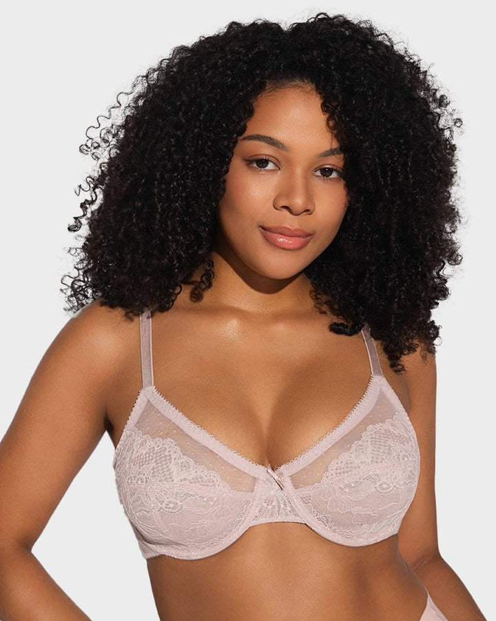 Fleur Minimizer Bra | Full Coverage Lace Design, Comfortable Fit 8
