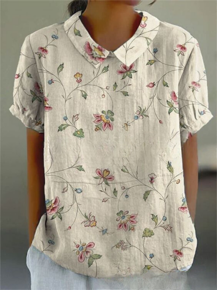 Nina Floral Shirt | Soft Breathable Fabric, Relaxed Fit - 3