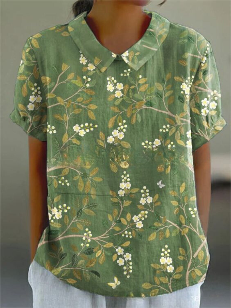 Nina Floral Shirt | Soft Breathable Fabric, Relaxed Fit - 4