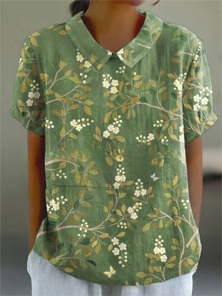 Nina Floral Shirt | Soft Breathable Fabric, Relaxed Fit - 4