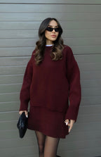Mara Co Ord Set featuring a soft, cozy two-piece outfit for women in stylish design, perfect for casual wear or lounging. - 2