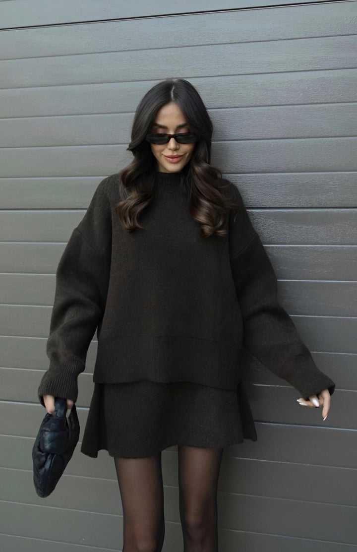 Mara Co Ord Set featuring a soft, cozy two-piece outfit for women in stylish design, perfect for casual wear or lounging. - 11