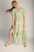 Furgeson Maxi Dress | Tiered Floral Design, Summer Wedding Guest Dress 0