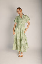 Furgeson Maxi Dress | Tiered Floral Design, Summer Wedding Guest Dress 4