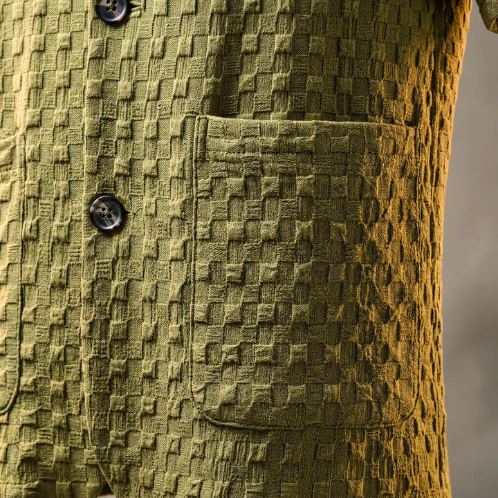 Gavin Prestige Men's Set | Featherweight Textured Weave, Relaxed Fit 4