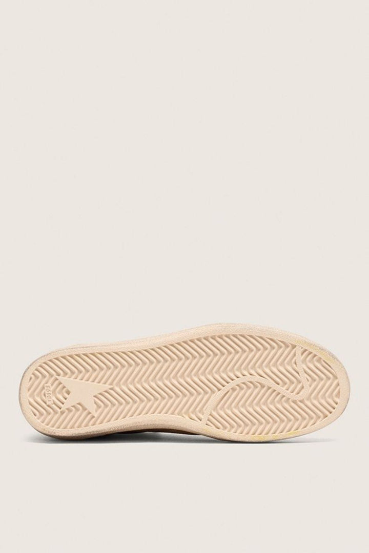 Gavino Ball Star Sneakers | Tobacco Suede, Wedge Heel 4