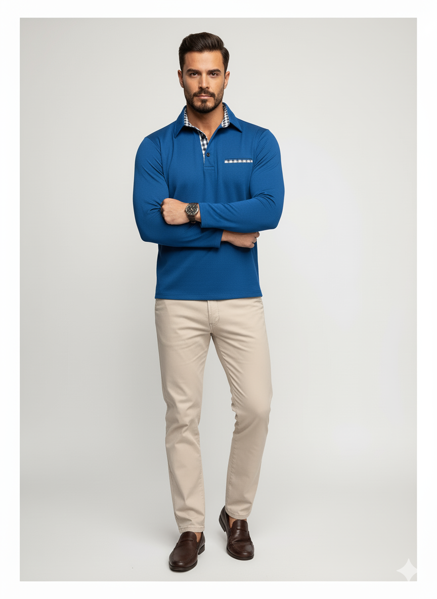 Lorance | Long-Sleeve Polo