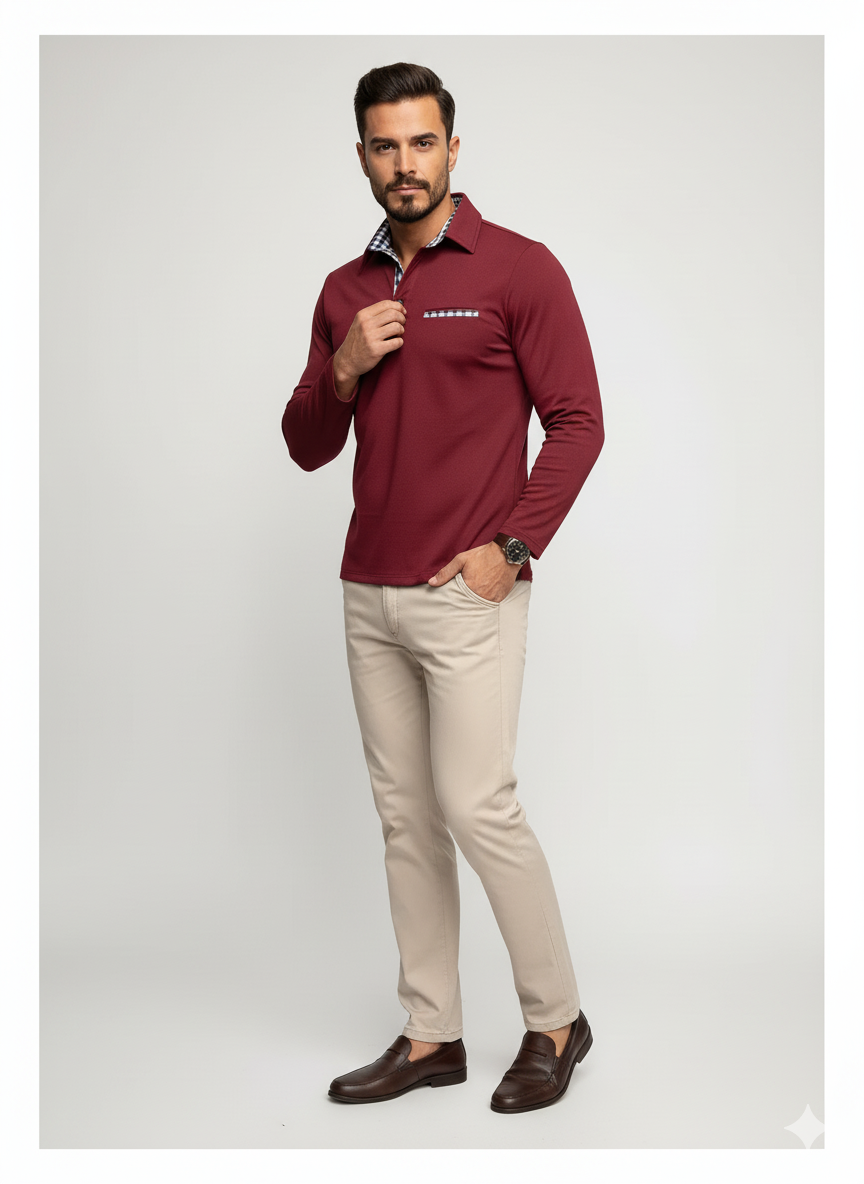 Lorance | Long-Sleeve Polo