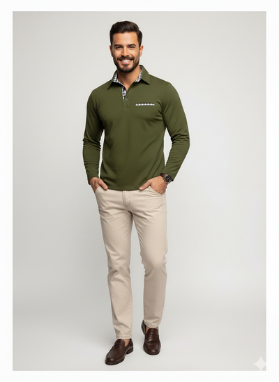 Lorance | Long-Sleeve Polo