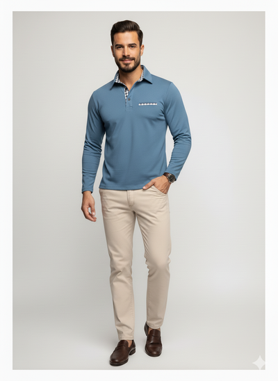 Lorance | Long-Sleeve Polo