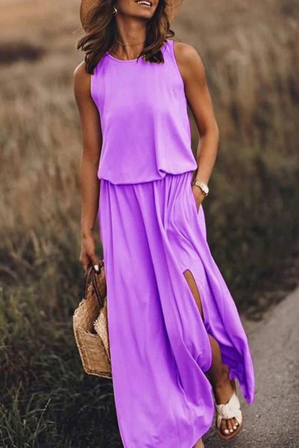 Giana Summer Dress | Loose Fit, Cotton Blend Maxi 5