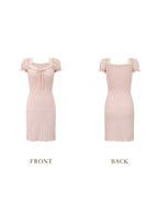 Glimmer Maiden Dress | Soft Knitted Fabric, Vintage Lace Trim for Women 1