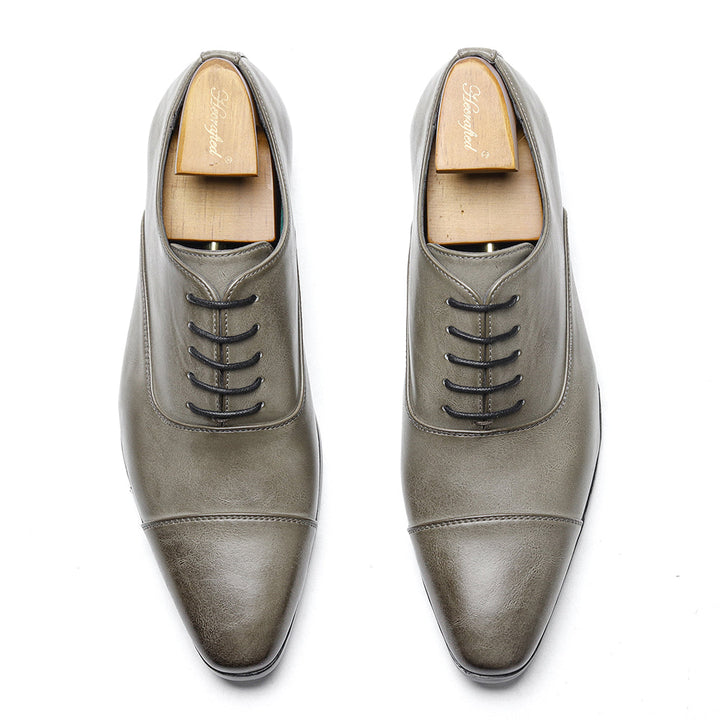 Alt text: Handcrafted Italian Franco Leather Shoes showcasing premium craftsmanship and a comfortable fit, perfect for any occasion. - 6