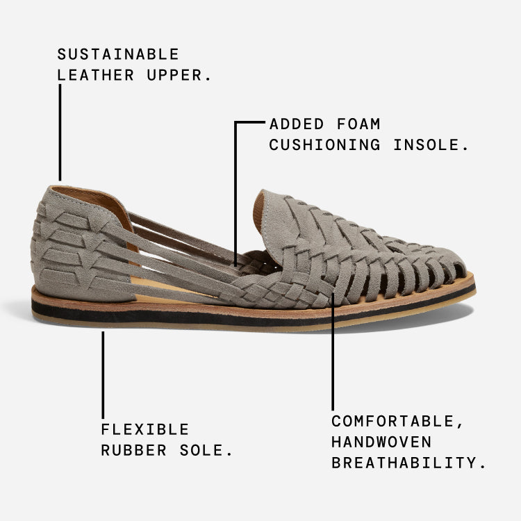 Haven Huarache Sandal | Handwoven Leather, Memory Foam Insole 2