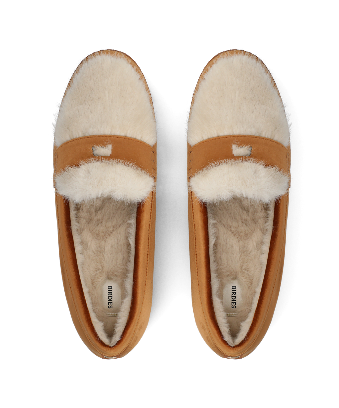 Haven Slipper | Tan Velvet with Faux Fur Lining, Anatomic Footbed 2