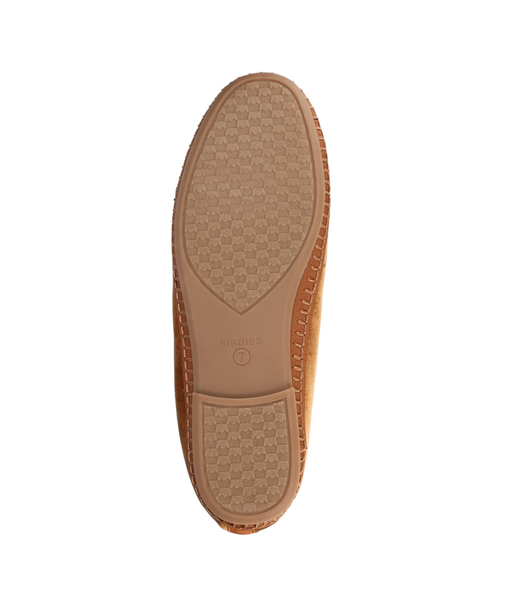 Haven Slipper | Tan Velvet with Faux Fur Lining, Anatomic Footbed 5