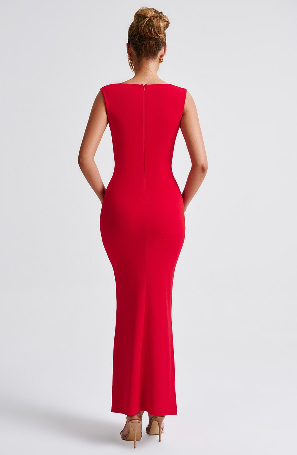 Hera Maxi Dress | Premium Stretch Crepe, Flattering Fit for Women 7