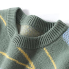 Jasper Sweater in a soft merino blend wool featuring a stylish cable knit design, perfect for cozy layering in cooler weather. - 6