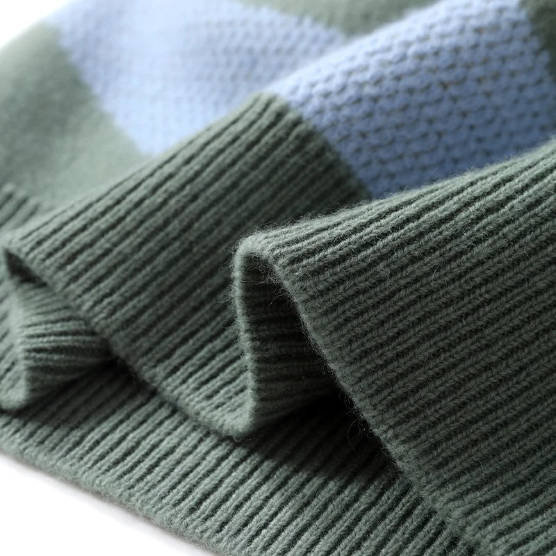 Jasper Sweater in a soft merino blend wool featuring a stylish cable knit design, perfect for cozy layering in cooler weather. - 8